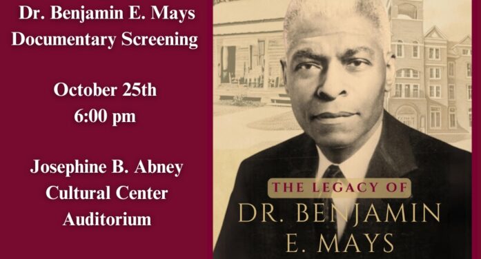 Screening of Dr. Benjamin E. Mays Film